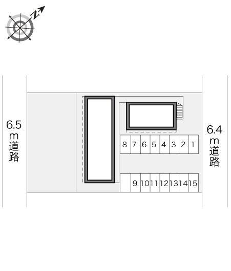 東田子(19108)の駐車配置図