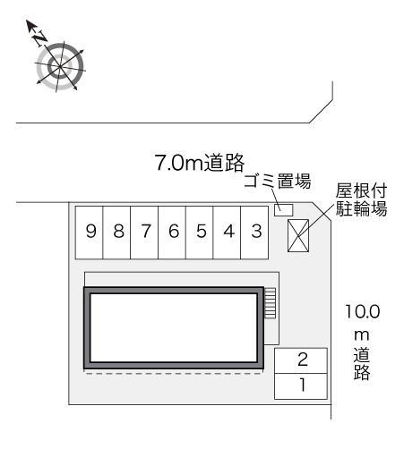 信濃(31791)の駐車配置図