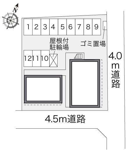 ソレイユ(23695)の駐車配置図