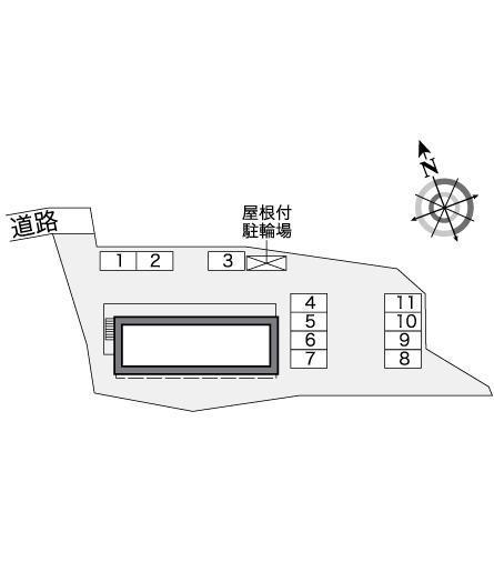 和(27110)の駐車配置図