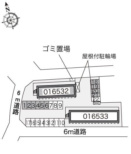 セコロⅠ(16532)の駐車配置図