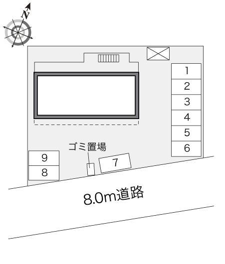 ルピナス(34668)の駐車配置図