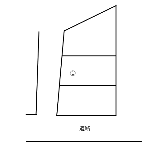 大坪本町S駐車場2の駐車配置図