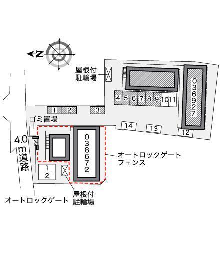 アポロ(36927)の駐車配置図
