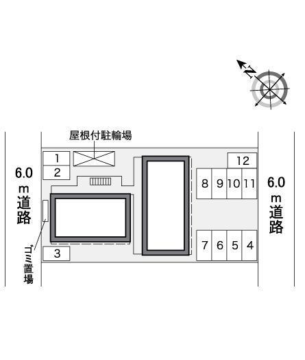 美南(39974)の駐車配置図