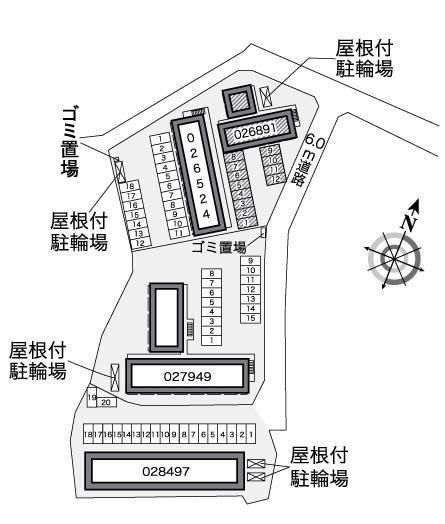 ｍｅｒ(26891)の駐車配置図