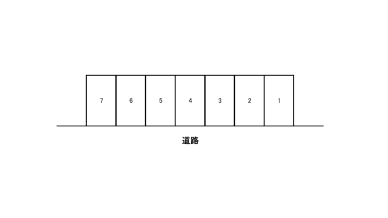 坂本町6丁目駐車場の駐車配置図