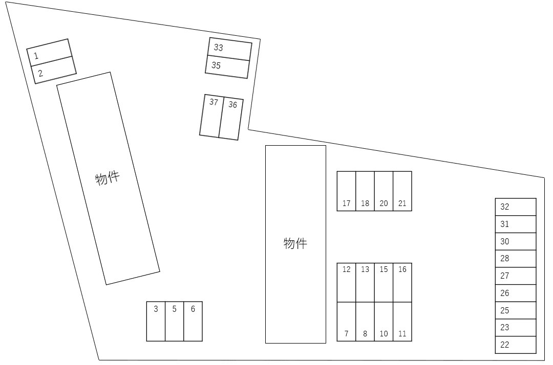 ＰＥＴＩＴ ＥＴＯＩＬＥ Ａの駐車配置図