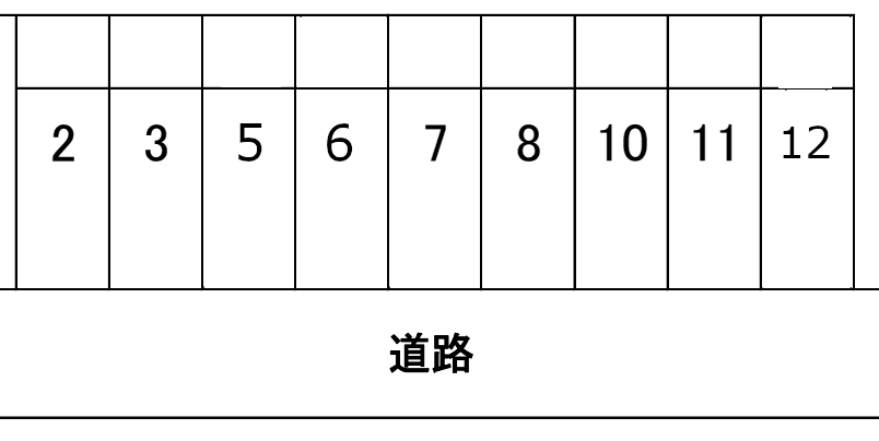 ＫＡＭＩＯ　ＰＡＲＫの駐車配置図