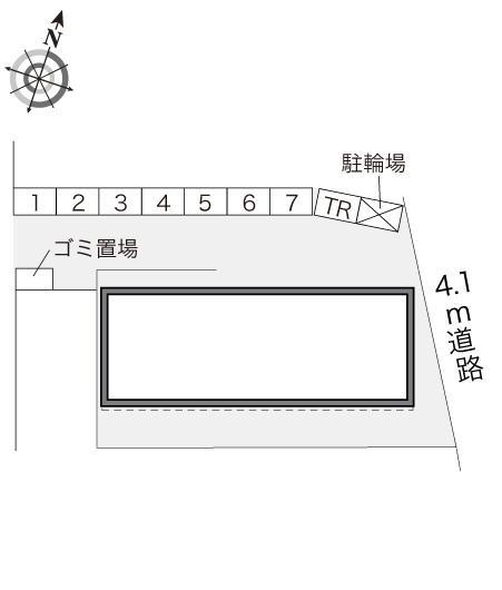 井上(14461)の駐車配置図