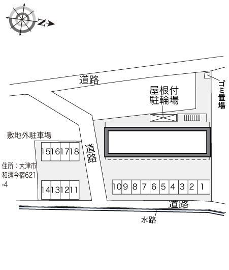 ポケット(31896)の駐車配置図
