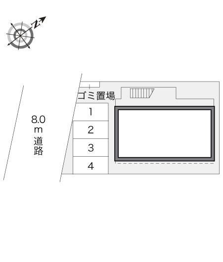 ＫⅡ(17892)の駐車配置図