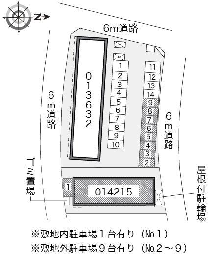 ＮＥＷ砂田(14215)の駐車配置図