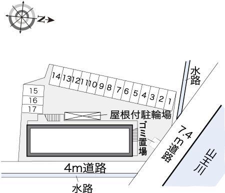 カルチェ(13471)の駐車配置図