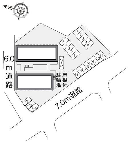サンシャインハイツ(28330)の駐車配置図