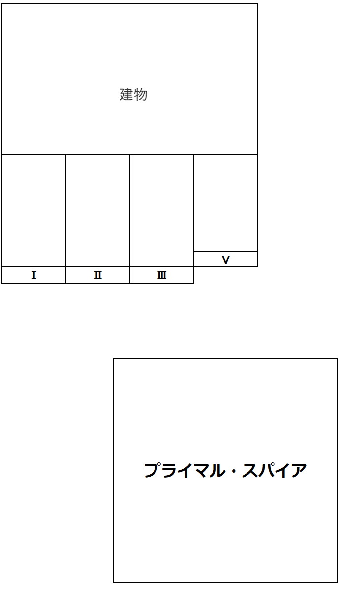 岡田駐車場の駐車配置図