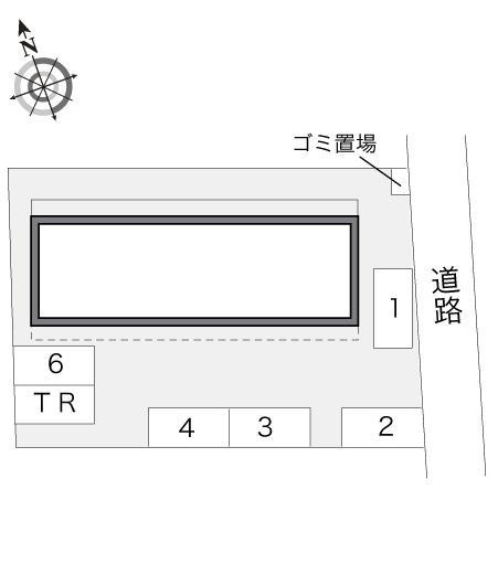 ベアーウッド(10332)の駐車配置図