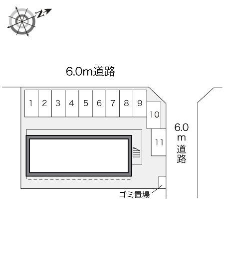 江南(15555)の駐車配置図