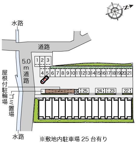 クレイノロイヤル三木(56627)の駐車配置図