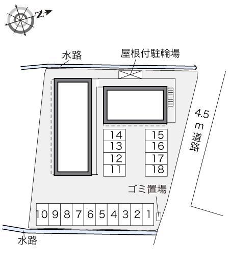 ＨＩＲＯ大城(31796)の駐車配置図