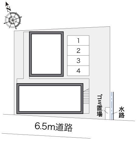 シェル・ブラン久地(13436)の駐車配置図