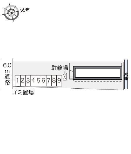 ベル　エキップⅡ(24681)の駐車配置図
