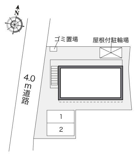 Ｆｉｎｅ　ＶｉｅｗⅡ(32883)の駐車配置図