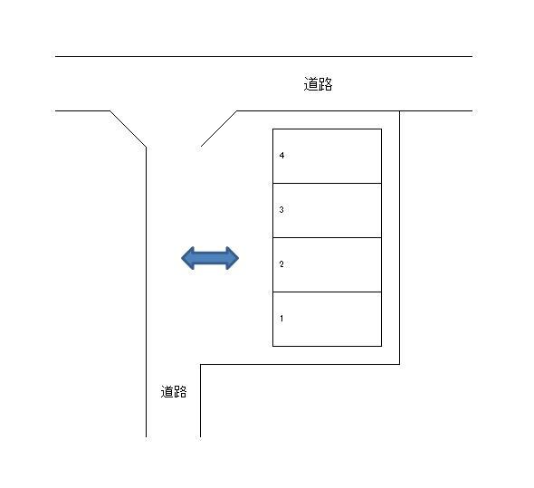 鈴木駐車場の駐車配置図