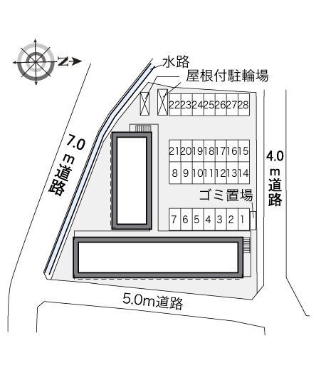 ケルン(32000)の駐車配置図