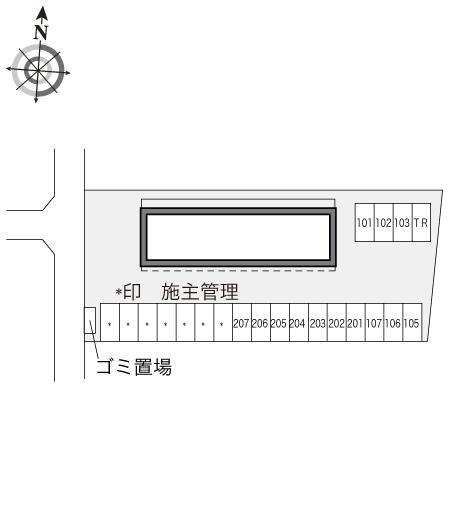ナカス(10955)の駐車配置図