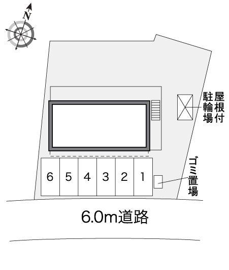 ティハイツ鴻之台(32316)の駐車配置図