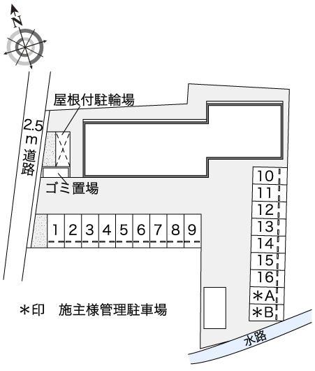 ＢＡＫＵＲＯＣＨＯ(46886)の駐車配置図