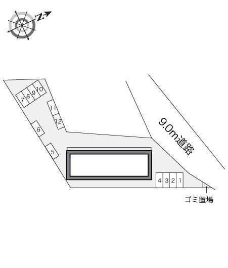 春(23563)の駐車配置図