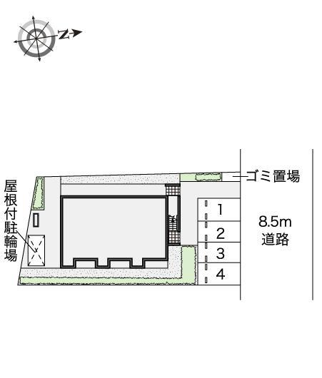 フルールカレン(45779)の駐車配置図