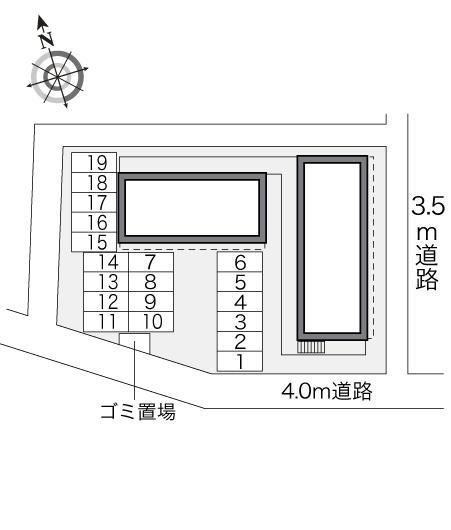 東橋内(29515)の駐車配置図