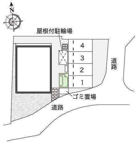 ウイロウⅢ(46170)の駐車配置図
