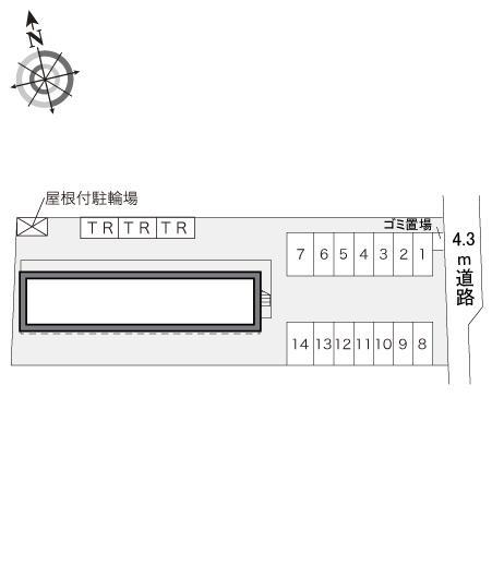 さくら(16596)の駐車配置図
