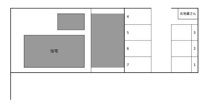 山ノ内3丁目パーキングの駐車配置図