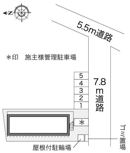Ｋｉｓａｒａｇｉ(22590)の駐車配置図