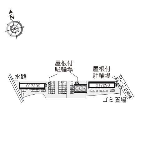 リジェール(33319)の駐車配置図