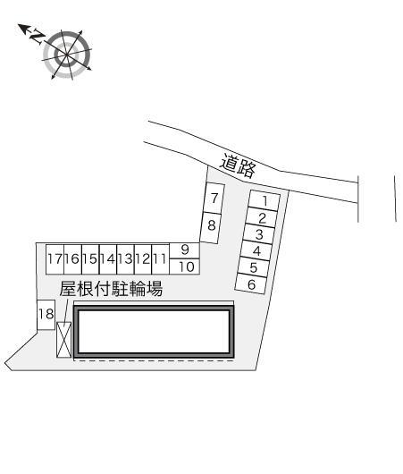 Ｋ(23063)の駐車配置図