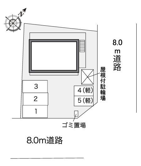 ＪＡＭⅡ(30641)の駐車配置図
