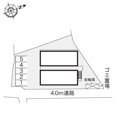 洛西(22004)の駐車配置図