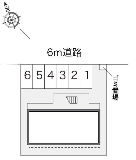 ラ・ヴィー(15844)の駐車配置図
