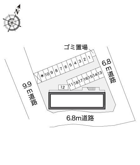 コスモス(11716)の駐車配置図