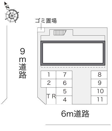 原町中Ⅱ(16082)の駐車配置図