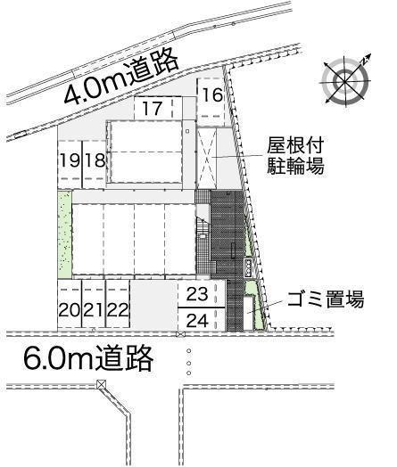 リフジワラ(42900)の駐車配置図