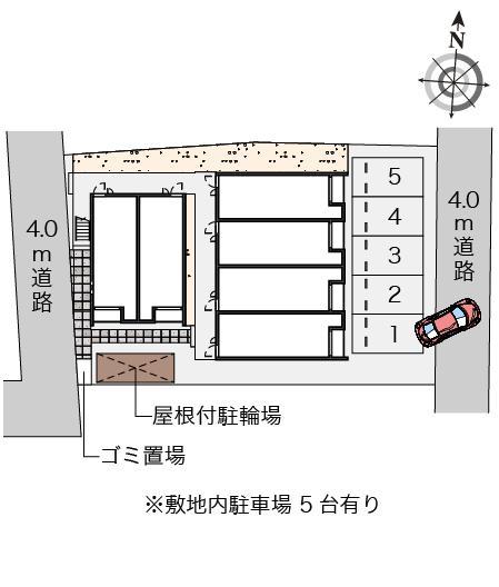 クレイノルーエ(56181)の駐車配置図