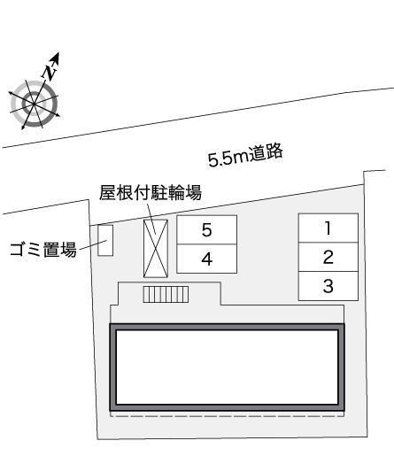 レジデンス南春日丘(36258)の駐車配置図