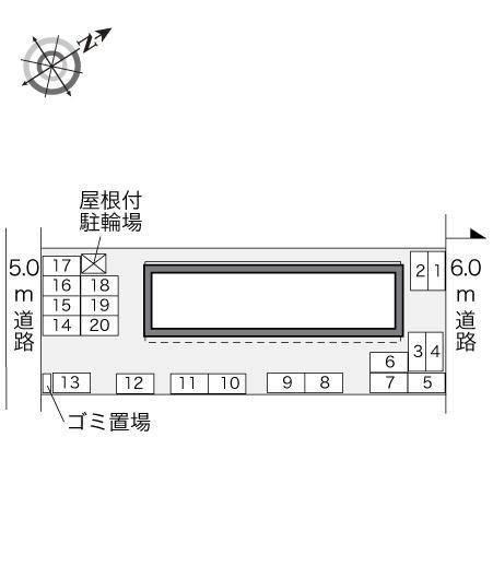 グリーン　リーブズ(31941)の駐車配置図